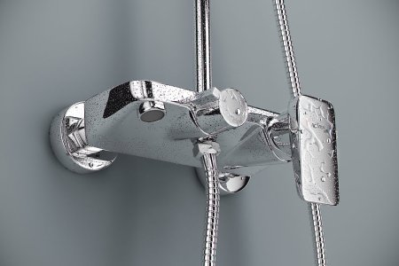 Душевая система Excellent Rain Altar AREX.SY.781CR Хром 