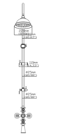 Душевая система Seaman Eco Koblenz SSN-2368C хром 