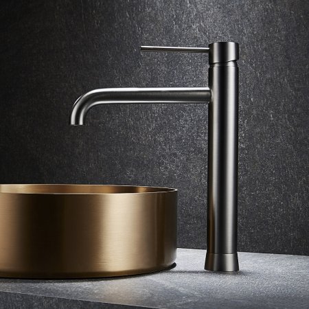 Смеситель для раковины Black&White Universe U7600GM 7600U Gun Metal 