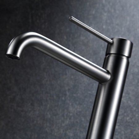 Смеситель для раковины Black&White Universe U7600GM 7600U Gun Metal 