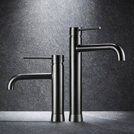 Смеситель для раковины Black&White Universe U7600GM 7600U Gun Metal 