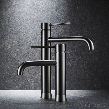 Смеситель для раковины Black&White Universe U7600GM 7600U Gun Metal 