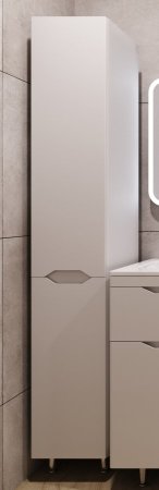 Колонна универсальная "Марелла" с корзиной, Люкс антискрейтч белый матовый, PLUS 