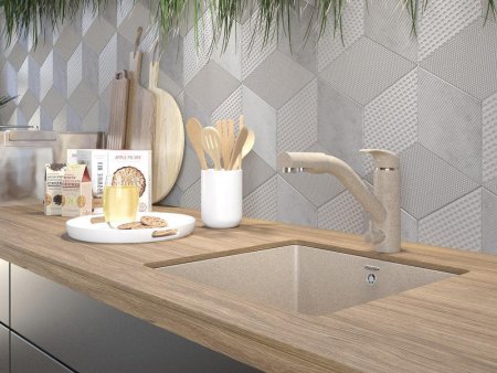 Смеситель Paulmark Hessen He213017-302 для кухонной мойки, песочный 