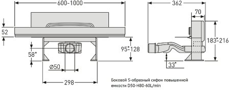 Душевой лоток Berges Wall 1000 091157 с решеткой Хром глянец 