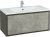 Тумба под раковину Aquaton Уэльс 100 1A267601WA6A0 подвесная Авеллино грей Антрацит 