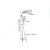 Душевая система Gappo G2408-8 белый / хром 