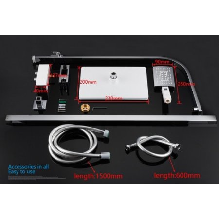 Душевая система Gappo G2408-8 белый / хром 