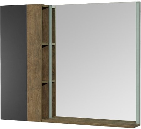 Зеркало Aquaton Терра 70 1A247002TEDY0 с подсветкой Дуб кантри 