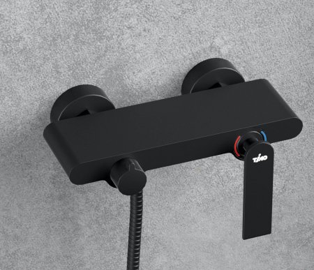 Смеситель Timo Anni 2714/03Y для ванны с душем, черный 