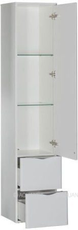 Шкаф-пенал для ванной Aquanet Орлеан 40 белый 