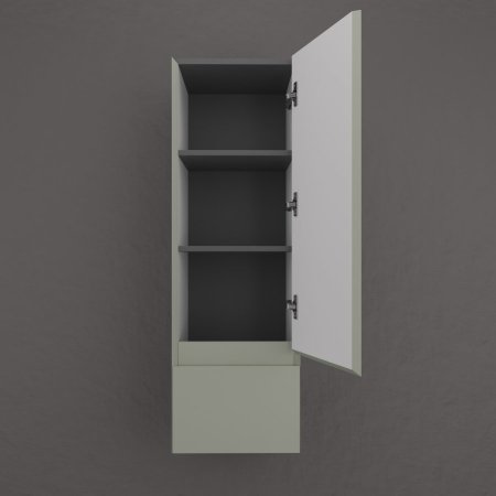 Пенал подвесной Style Line "Манхэттен" 36, ЭМАЛЬ 1 ящик PLUS олива 