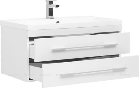 Тумба с раковиной Aquanet Нота 90 белый 