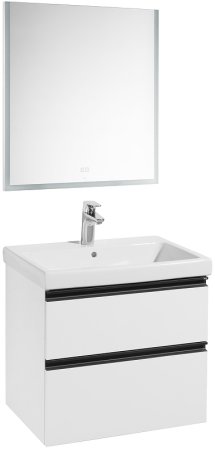 Тумба под раковину Roca Domi 60 A857458806 подвесная Белый глянец 