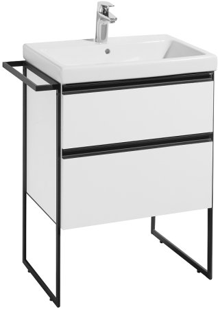 Тумба под раковину Roca Domi 60 A857458806 подвесная Белый глянец 