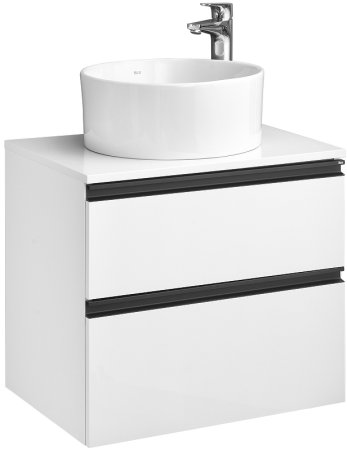 Тумба под раковину Roca Domi 60 A857458806 подвесная Белый глянец 