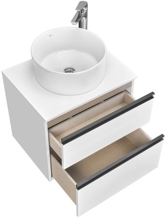 Тумба под раковину Roca Domi 60 A857458806 подвесная Белый глянец 