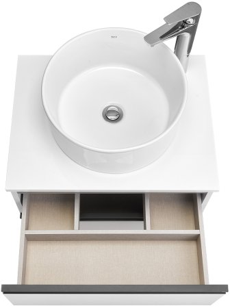 Тумба под раковину Roca Domi 60 A857458806 подвесная Белый глянец 