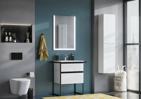 Тумба под раковину Roca Domi 60 A857458806 подвесная Белый глянец 