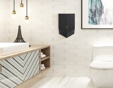 Сушилка для рук CeramaLux A1011 черная 