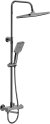 Душевая система BELZ B24672-3, оружейная сталь 