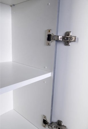 Шкаф пенал Style Line Атлантика Люкс Plus 35 СС-00002284 с бельевой корзиной Бетон темный 