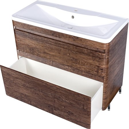 Тумба под раковину Style Line Атлантика 100 Люкс Plus ЛС-00000614 Старое дерево 