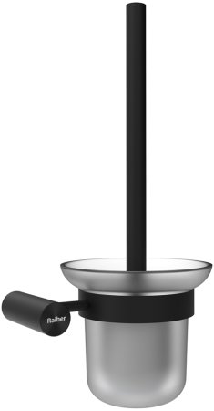 Ершик для унитаза Raiber RPB-80009, черный 