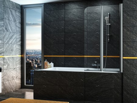 Шторка на ванну Excellent Axel 80 R 