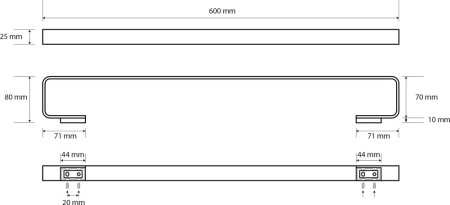 Полотенцедержатель Bemeta Solo 139104282 