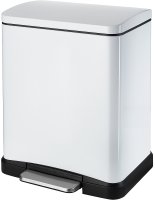 Ведро для мусора WeltWasser WW ME Lassy WT 12L 10000006130 Белое