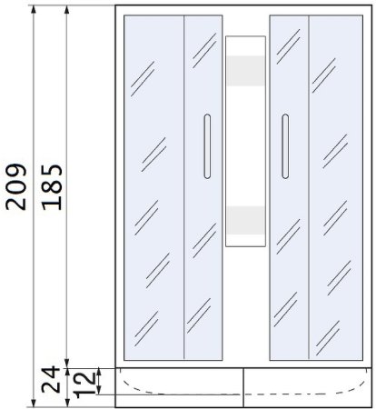 Душевой уголок River Morava XL 80x80 МТ 10000003389 без поддона 