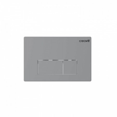Кнопка смыва Creavit Arc GP8002.00 серая матовая 