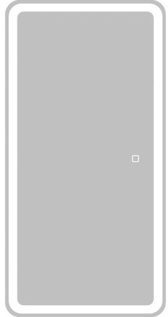 Зеркальный шкаф BelBagno Marino 40 SPC-MAR-400/800-1A-LED-TCH с подсветкой Белый 