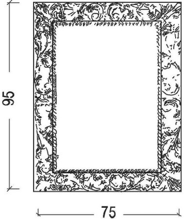 Зеркало Boheme Armadi Art NeoArt 75 516 Серебро 