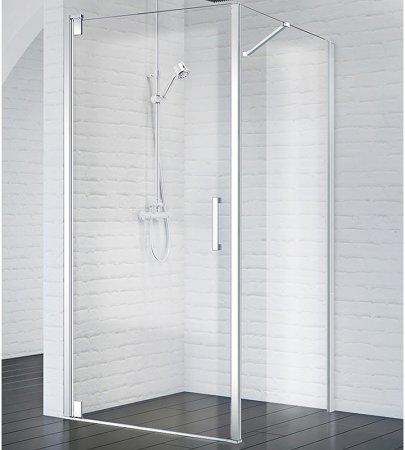 Душевой уголок BelBagno Marmi 70х80 MARMI-AH-1-70/80-C-Cr профиль Хром стекло прозрачное 