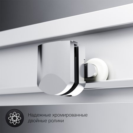 Душевой уголок AM.PM Gem 90х90 W90G-403-090MT профиль Серый стекло прозрачное 