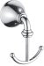 Крючок для ванной комнаты двойной Rose RG1221, хром 