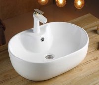 Раковина CeramaLux 9163 накладная