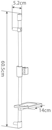 Душевой гарнитур Gappo G8005 Хром 