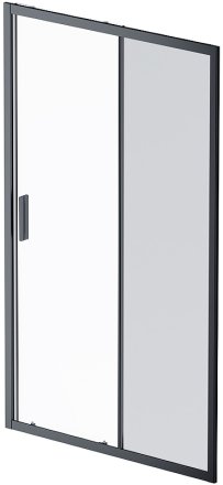 Душевая дверь AM.PM Gem 120 W90G-120-1-195BG профиль Черный матовый стекло тонированное-прозрачное 