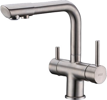 Смеситель для кухонной мойки WasserKRAFT A8027 , матовый хром 