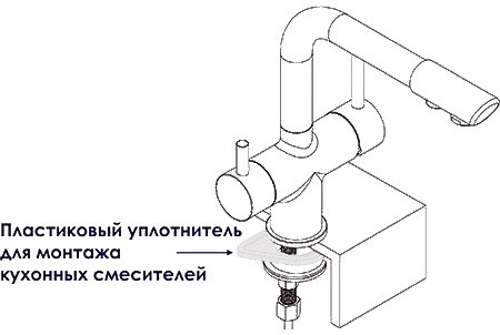 Смеситель для кухонной мойки WasserKRAFT A8027 , матовый хром 