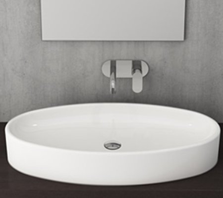 Раковина-чаша Bocchi Vessel 85 1014 Белая глянцевая 