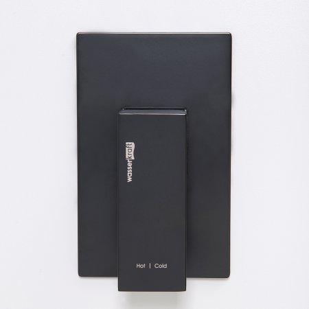 Смеситель WasserKRAFT Abens 2051 с внутренней частью, для душа черный 