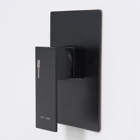 Смеситель WasserKRAFT Abens 2051 с внутренней частью, для душа черный 