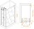 Душевой уголок RGW PA-144 (PA-104+Z-050-2+O-104) 600x1200 