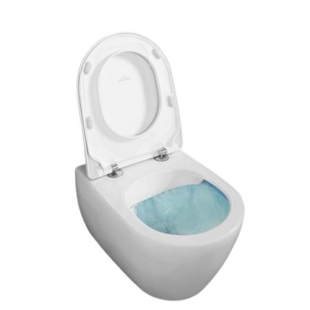 Унитаз подвесной Villeroy & Boch Subway 2.0 5606R0R1 укороченный, alpin CeramicPlus 