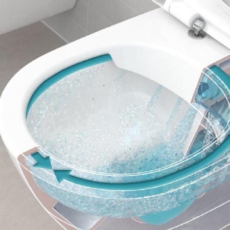 Унитаз подвесной Villeroy & Boch Subway 2.0 5606R0R1 укороченный, alpin CeramicPlus 