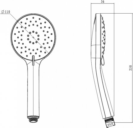 Душевая лейка Villeroy & Boch TVS00000800061 